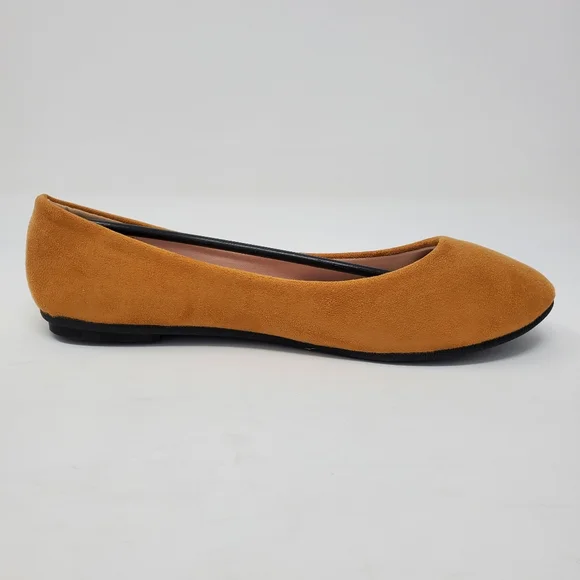Forever Flexible-23 Tan Flats - Picture 2 of 8